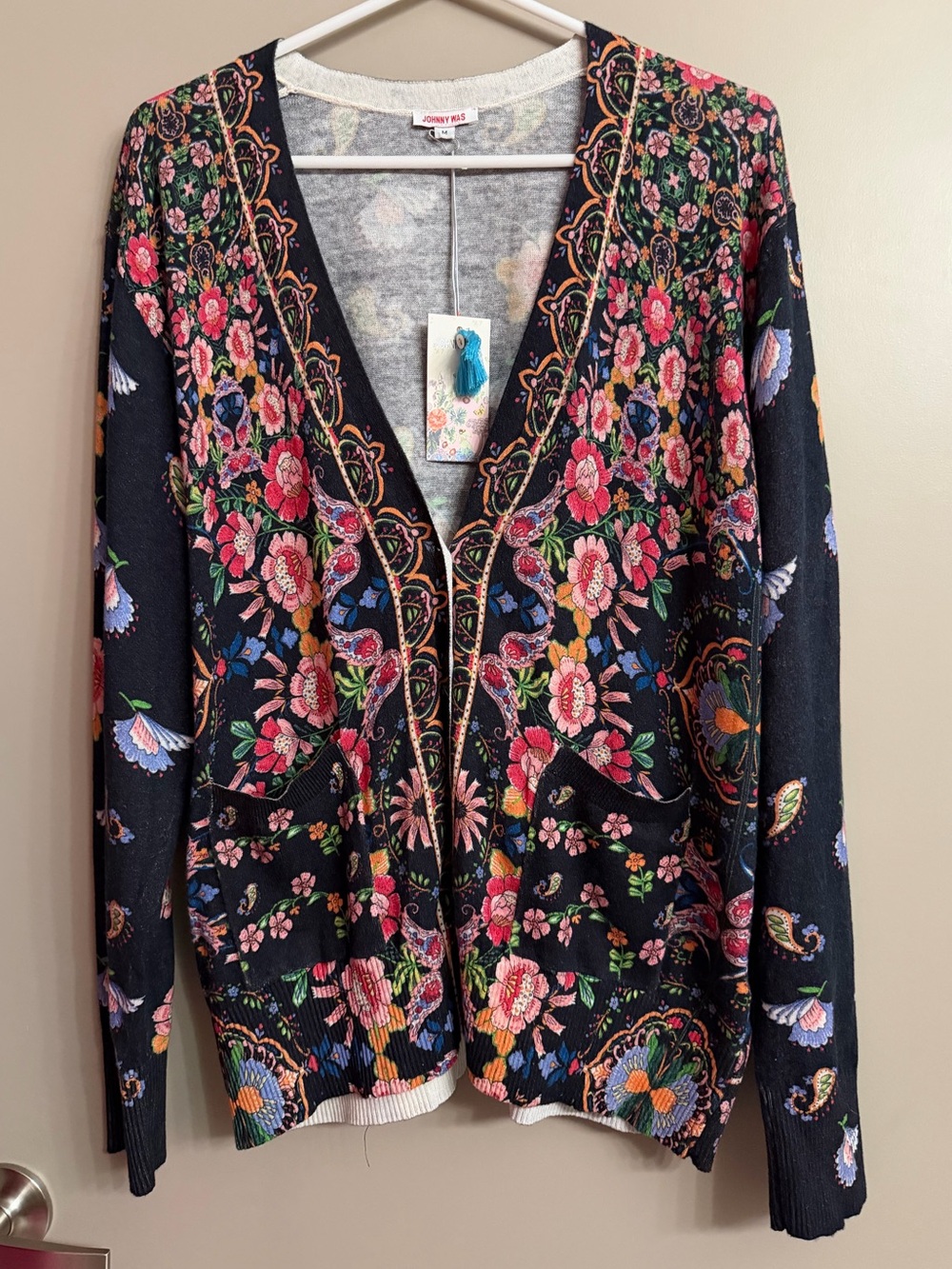 Johnny Was Mayann Cardigan sz M NWT